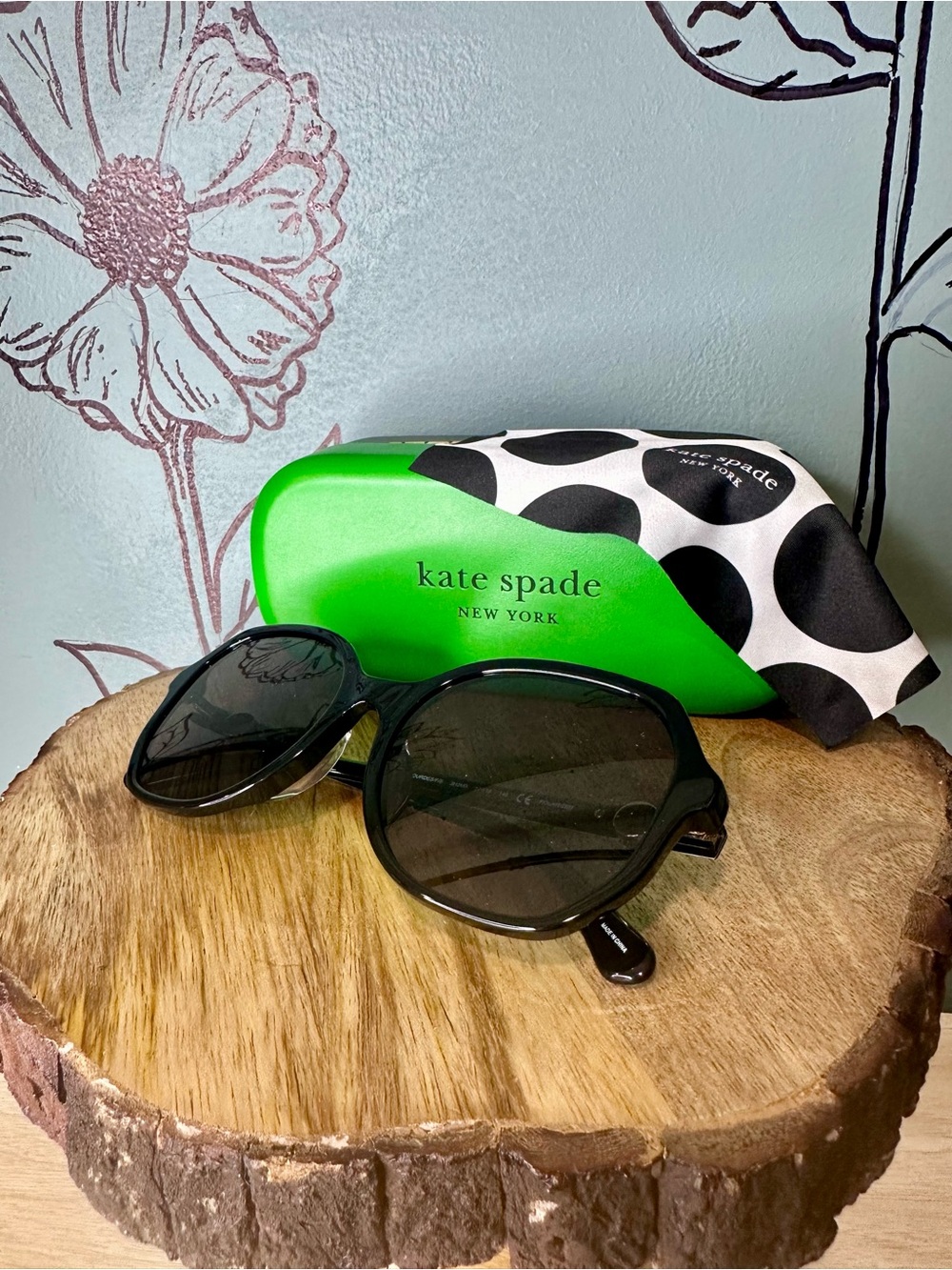 Kate Spade LOURDES/F/S 3H2M9 Polarized Sunglasses